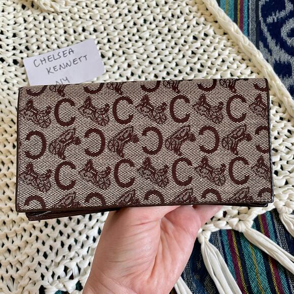 Celine Monogram Logo Macadam Vintage Bifold Wallet - Picture 2 of 12